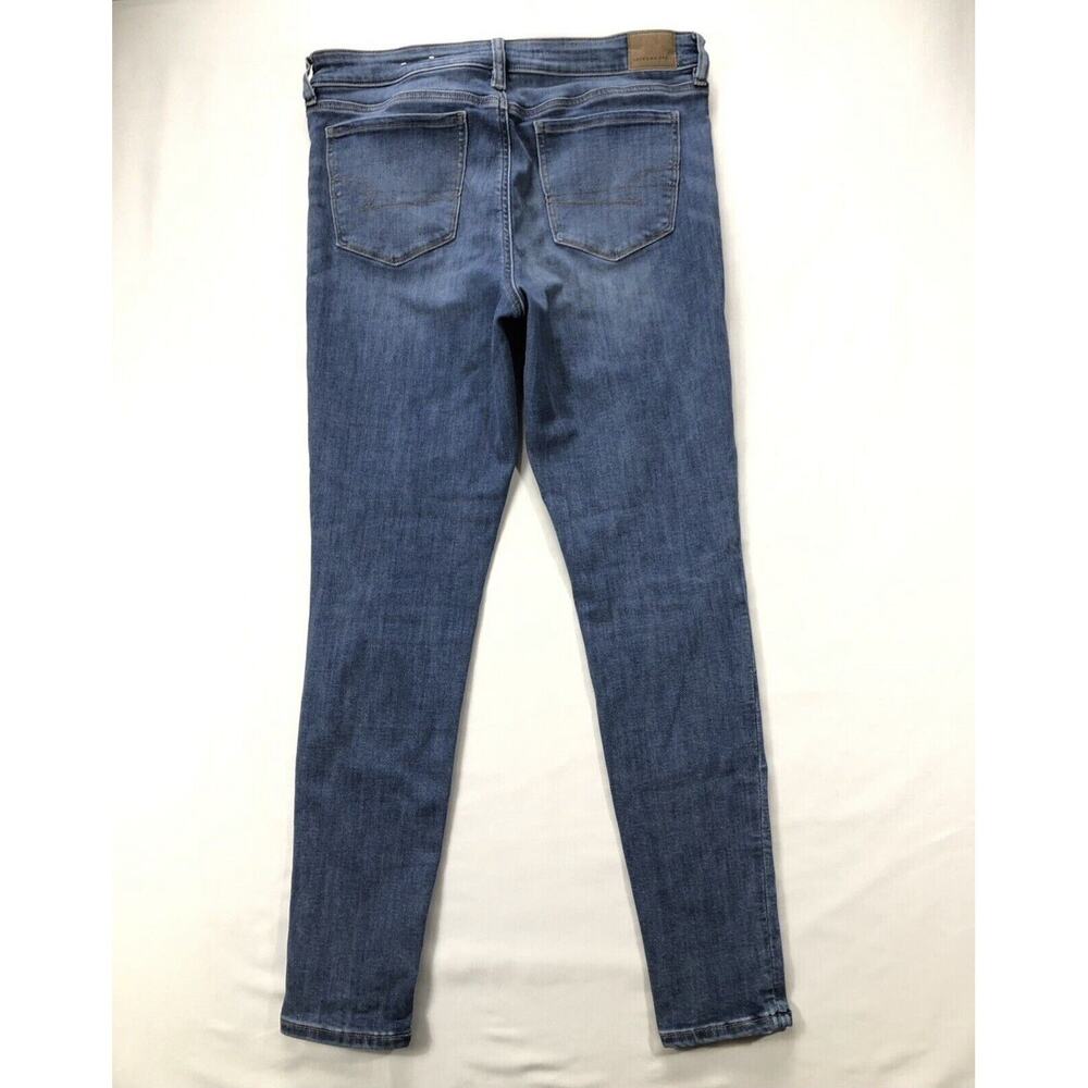 American Eagle Next Level Stretch Jegging Size 14 Long Blue Denim Jeans